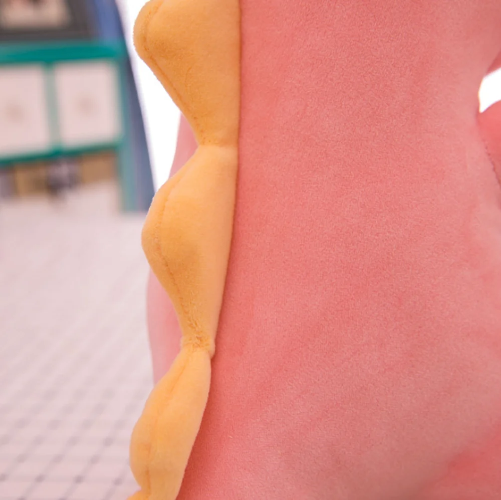 Мягкая мультяшная Подушка динозавра с большими зубьями 23 см Детская кукла