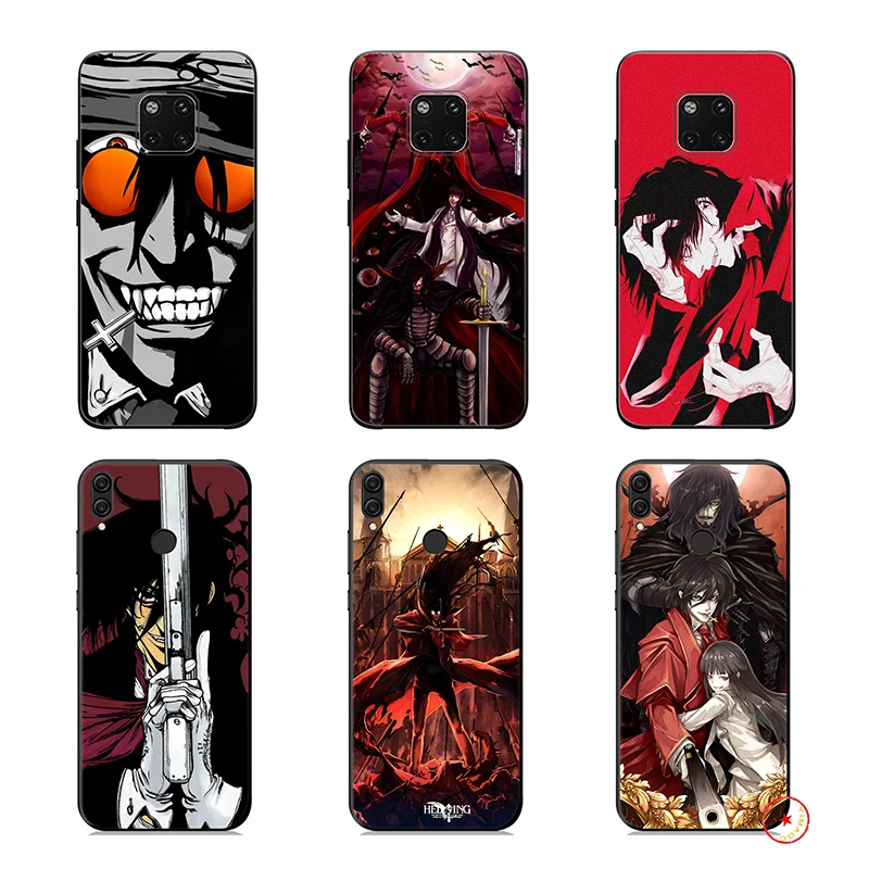 Alucard helling Ulti mate аниме Мягкий силиконовый чехол для huawei 30 20 10 Lite Pro Honor Nova 3 3i 4 5i |