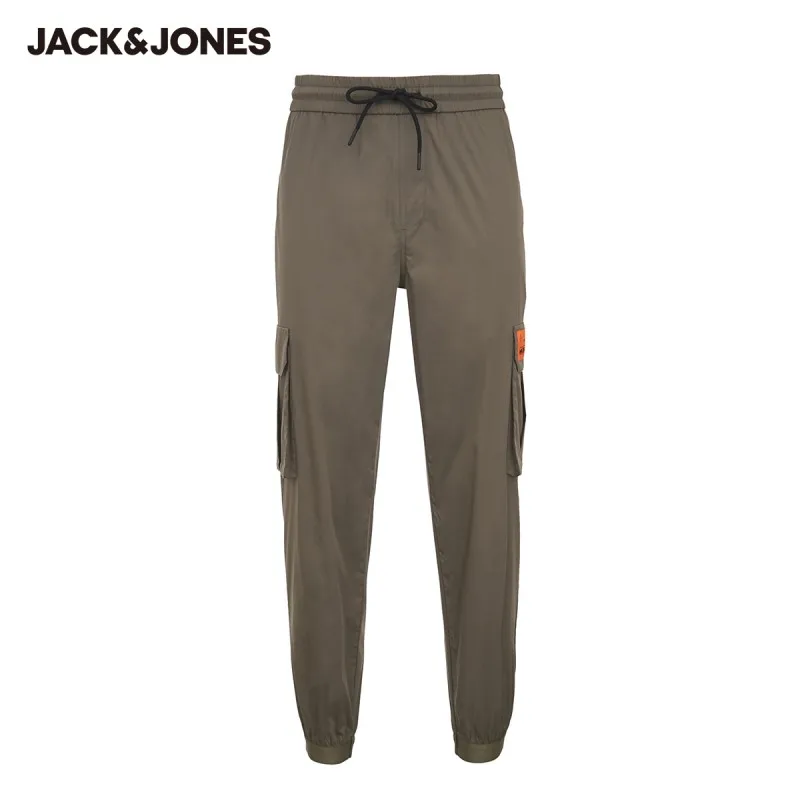 JackJones мужские Разноцветные зауженные уличные брюки-карго Мужская одежда 220214540 |