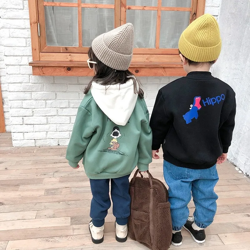 Детская одежда; Вельветовая хлопковая куртка в Корейском стиле; коллекция 2019 года; Осенняя детская одежда для мальчиков с героями мультфиль... от AliExpress RU&CIS NEW