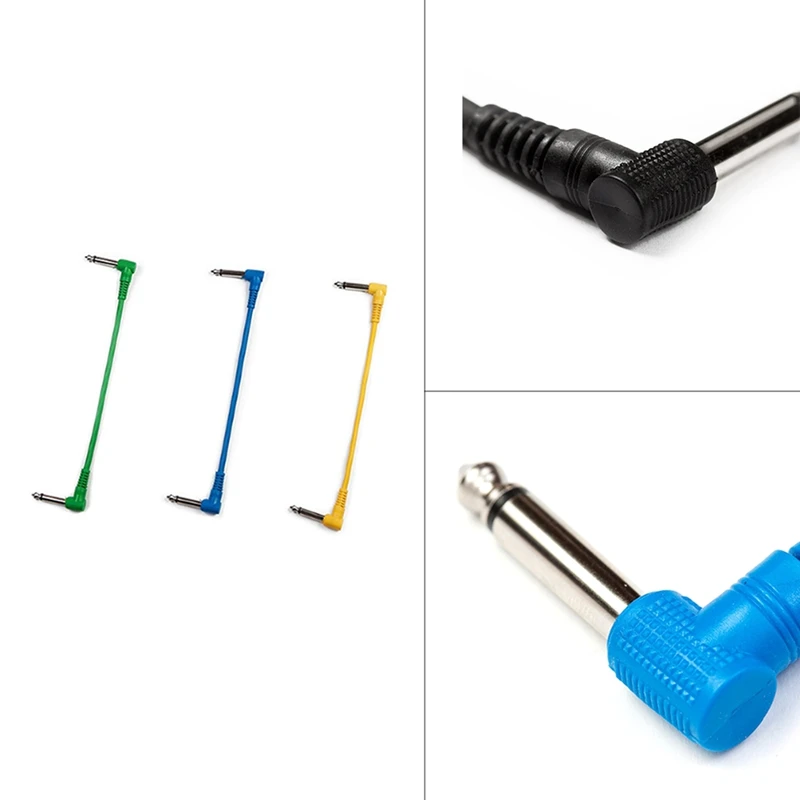 Соединительный кабель для гитары эффектов педали с прямоугольным штекером