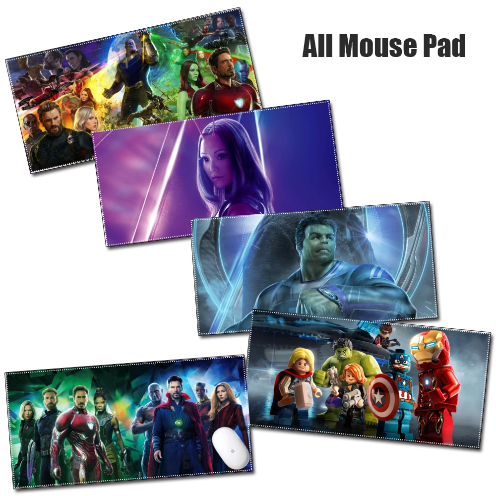 

Disney Super Large PC Mousepad Gamer Gaming Mouse Pads All Avengers Team