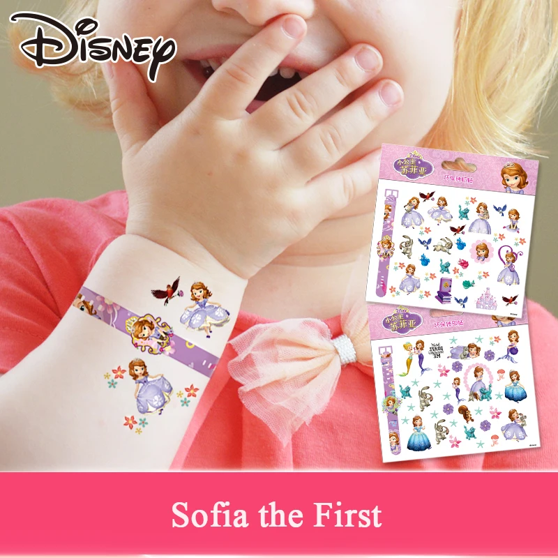 Дисней девушки мультфильм макияж игрушки татуировки наклейки для девочек