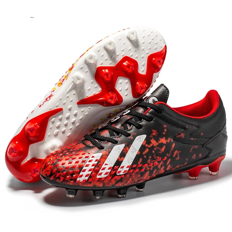 

Men's Soccer Shoes Teenager Breathable Soft Sneakers Kids Grass Training Shoes Antiskid Football Boots Size FG / TF Sports Shoes