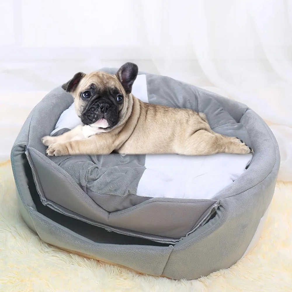 Мягкая кровать для кошек домик собаки Складной Теплый космический шлем