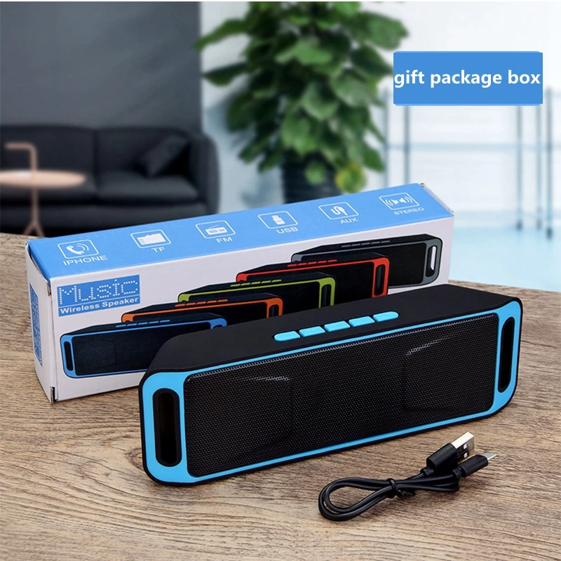 

Stereo subwoofer EasyLIFE high quality portable bluetooth speaker bluetooth speaker supports TF USB FM broadcast microphone SZ00