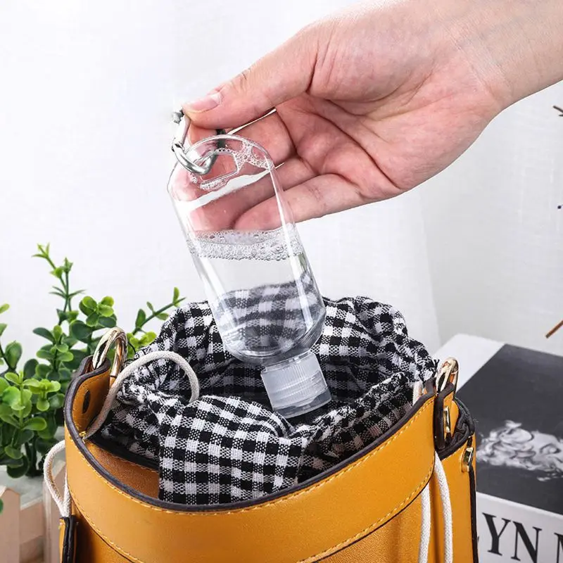 5 шт. 30 мл 50 держатель для дезинфекции рук ключей многоразовые портативные