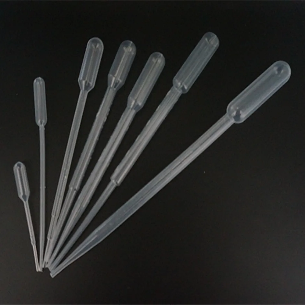 

100pcs 200pcs lab 0.2ml/0.5ml/1ml/2ml/3ml/5ml plastic pasteur pipette transfer pipette dropper Polyethylene