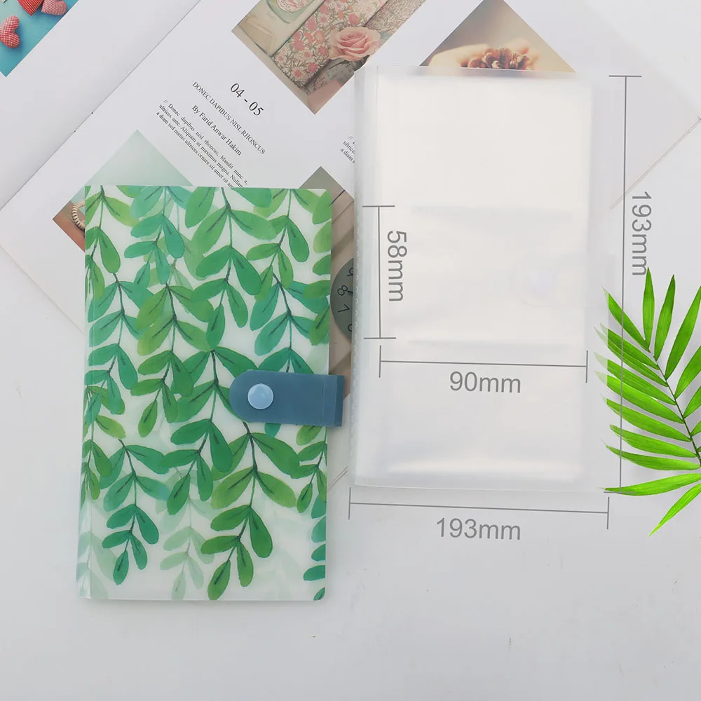 

120/240 Neutral Cards Capacity Cards Holder Binders Albums For 58*90mm Sleeve Holder Photo Button Business Card Book Portable