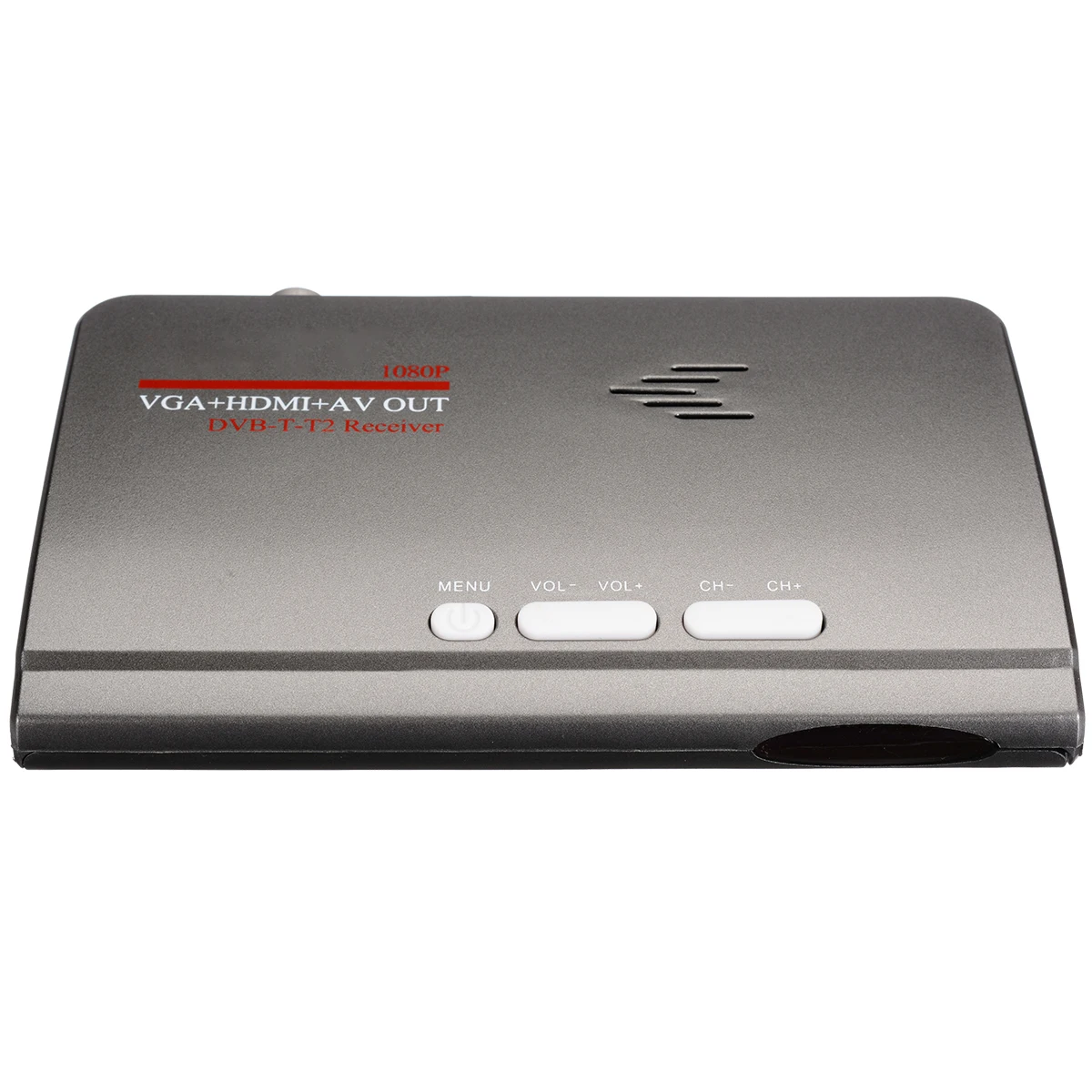 Mewest 1 шт. HD 1080P с VGA версией DVB T/T2 ТВ приставка черный AV CVBS цифровой ресивер пульт