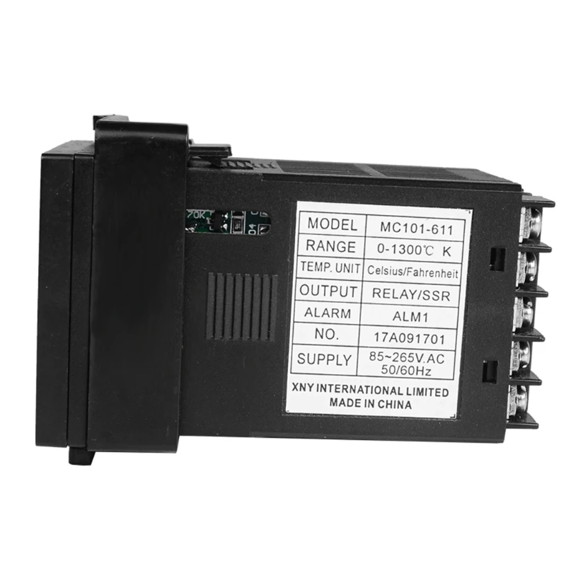 

MC101 2 in 1 Relay + SSR Output PID Thermostat Temperature Controller / for Universal Input K,E,J Thermocouple Pt100 85-265VAC