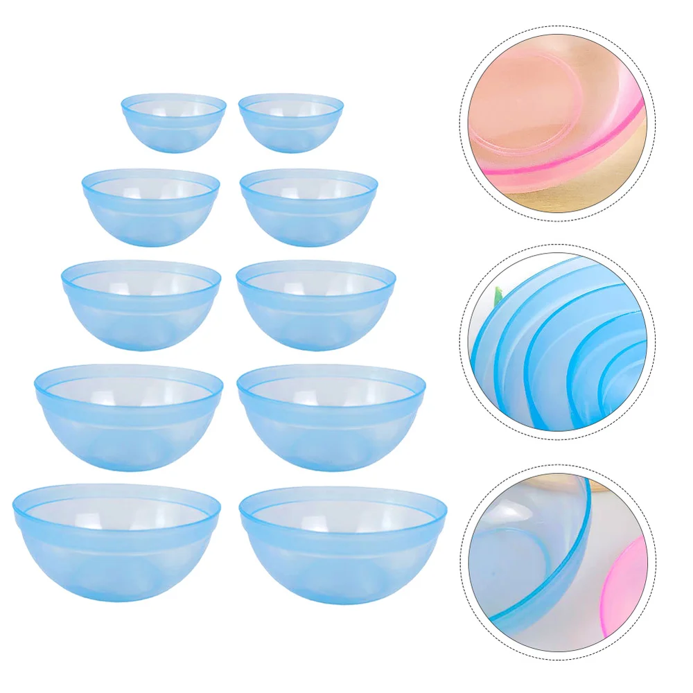 

10Pcs Facial Mask Mixing Bowl DIY Mask Bowl Beauty Salon Supply Random Color