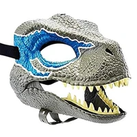 halloween dinosaur mask open mouth mask latex horror hat masks supplies for halloween festival party costume cosplay