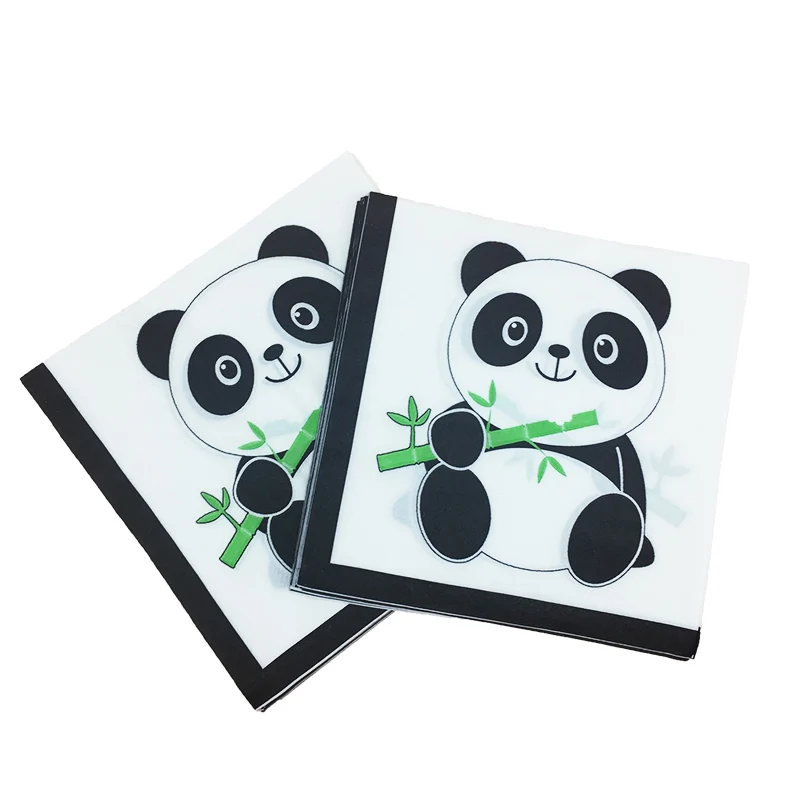 20 шт./пакет стильная футболка с изображением персонажей видеоигр Китайский панда