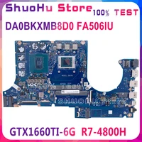 kefu dabkxbmbad0 motherboard for asus fa506iu fa506iv fa506i fa506 laptop motherboard tested original gtx1066ti 6g r7 4800h cpu