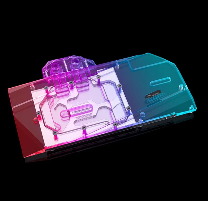 Водяной блок Bykski GPU для PowerColor Radeon RX 6900XT 6800 XT графическая карта Red Devil полное