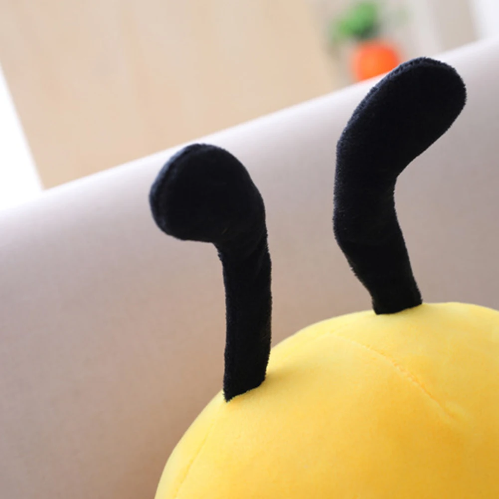 

Cartoon Bee Animal Plush Stuffed Huggable Doll Pillow Cushion Bedtime Kids Toy