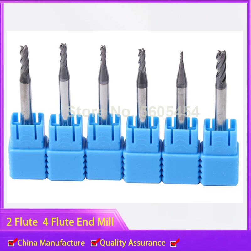 

4 Flutes HRC50 HRC55 HRC65 Carbide End Mill Alloy Carbide Milling Tungsten Steel Milling Cutter EndMillS CNC Cutting tools