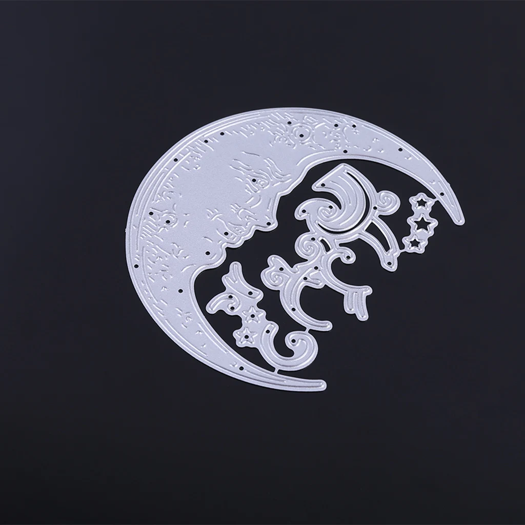 Металлические штампы с изображением тумана и Луны для рукоделия высечки