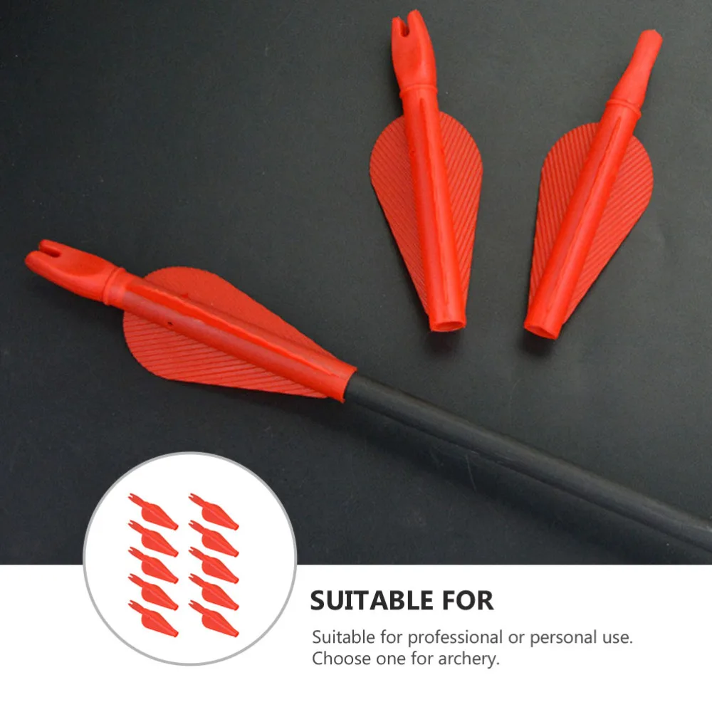 

10pcs Arrow Nock Arrow Feathers Arrow Tails DIY Accessories