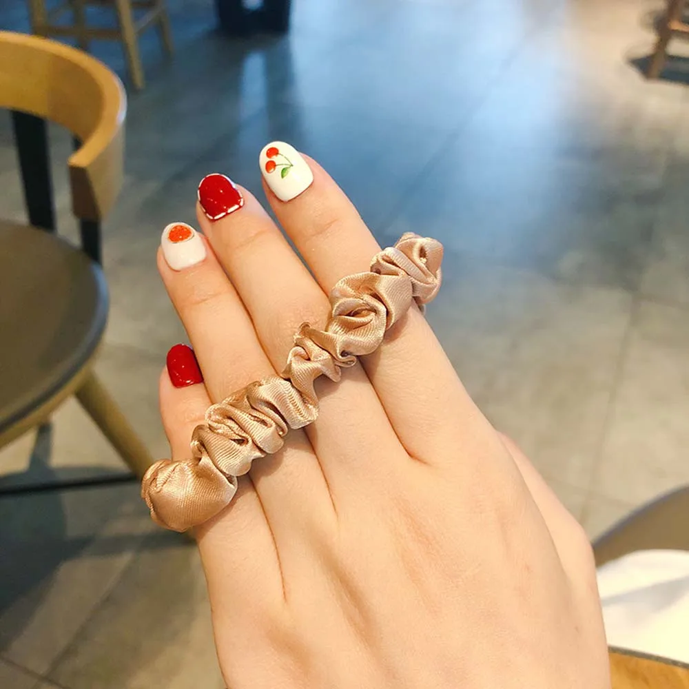 Женская Элегантная Шелковая бархатная резинка для волос 1 комплект |