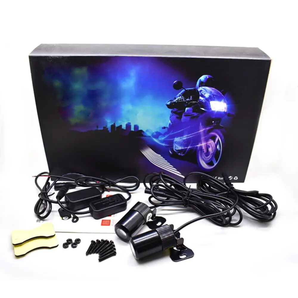 Светильник для вождения мотоцикла 5 Вт светодиодный светильник с ангельскими