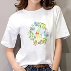 Винни-Пух, свинка, трендовая футболка для девушек, Прямая поставка, модная футболка унисекс в стиле Харадзюку, для отдыха