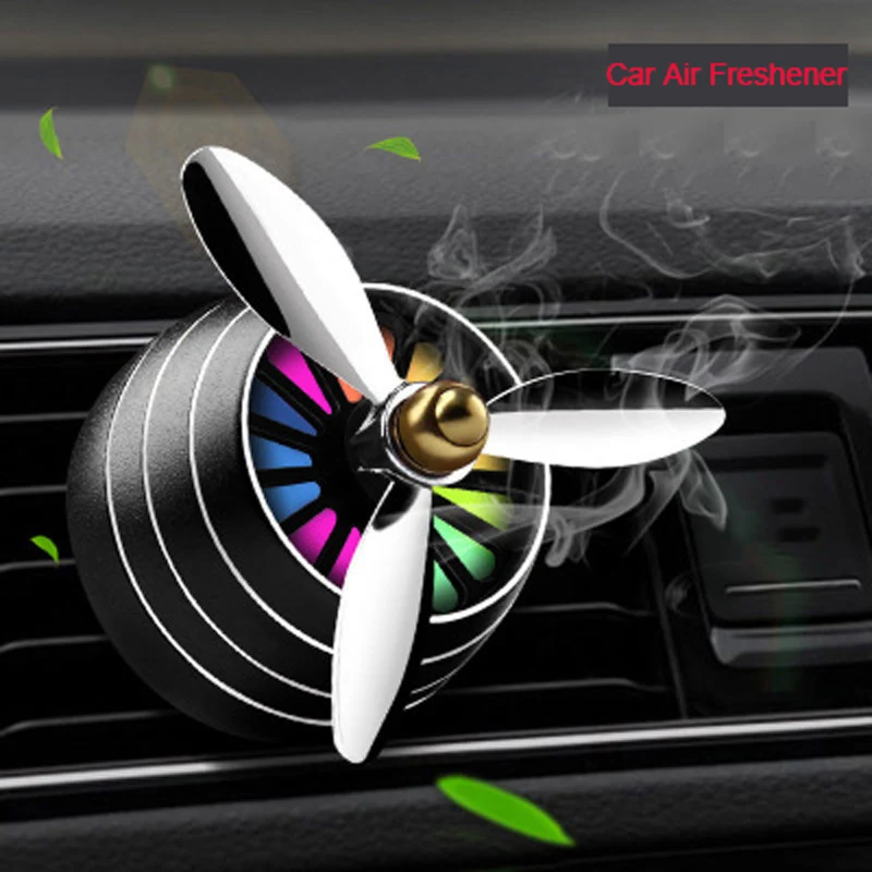 Автомобильный парфюмерный диффузор освежитель воздуха с 3 светодиодными лампами