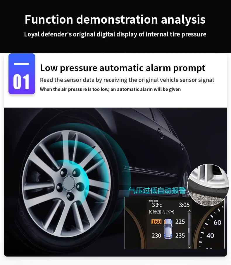 OBD TPMS система контроля давления в шинах для Lexus NX в режиме реального времени интеллектуальный мониторинг OBD датчик система охранной сигнализации