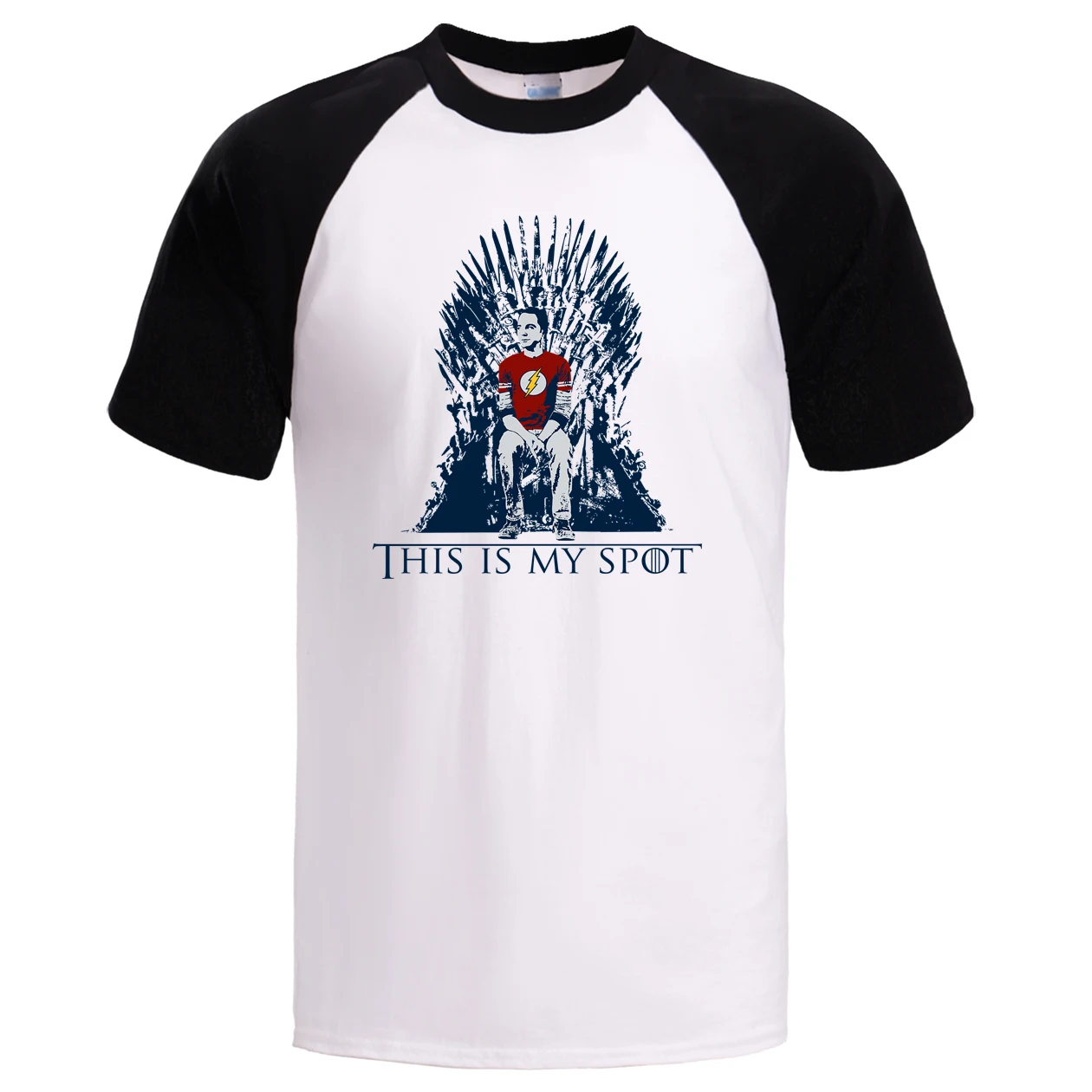 Реглан Мужская футболка с надписью Game Of Thones летняя теорией Большого взрыва