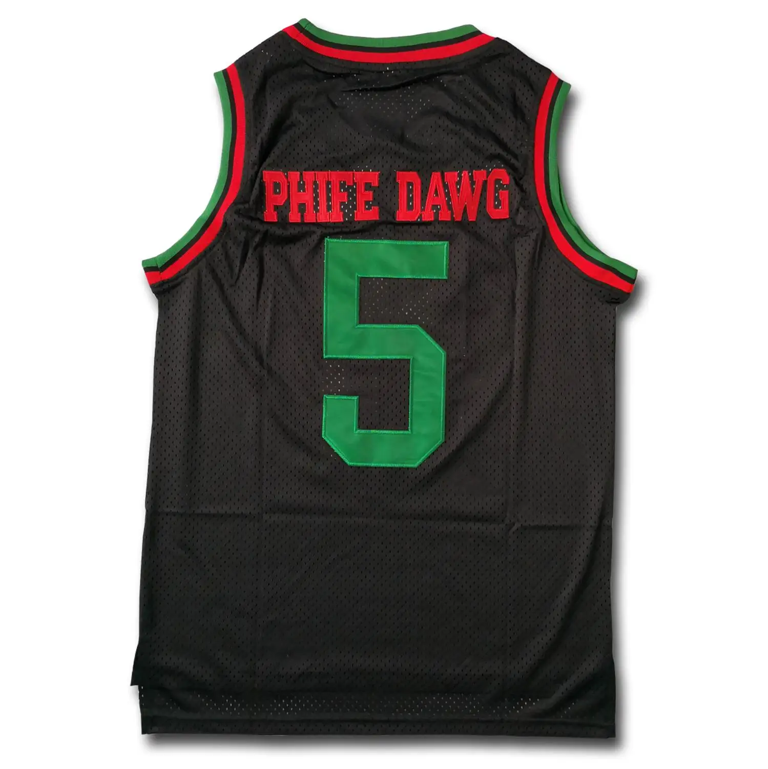 

Phife Dawg#5 Foot Assassin Black Basketball Jersey Fast Shipping