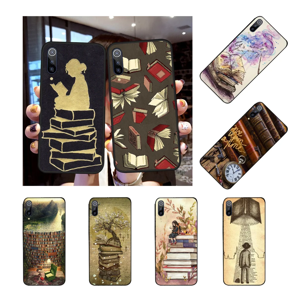 Чехол для телефона NBDRUICAI Hot I Love Reading Books, чёрный, мягкий, для Redmi Note 8 8A 7 6 6A 5 5A 4 4X 4A Go Pro Plus Prime.