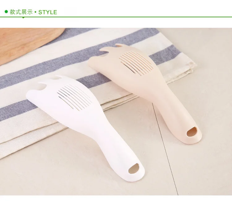 Creative PP colander Rice Beans Peas Washing Filter Strainer Rice spoon Household filter Kitchen cleaning gadget Bean drainer