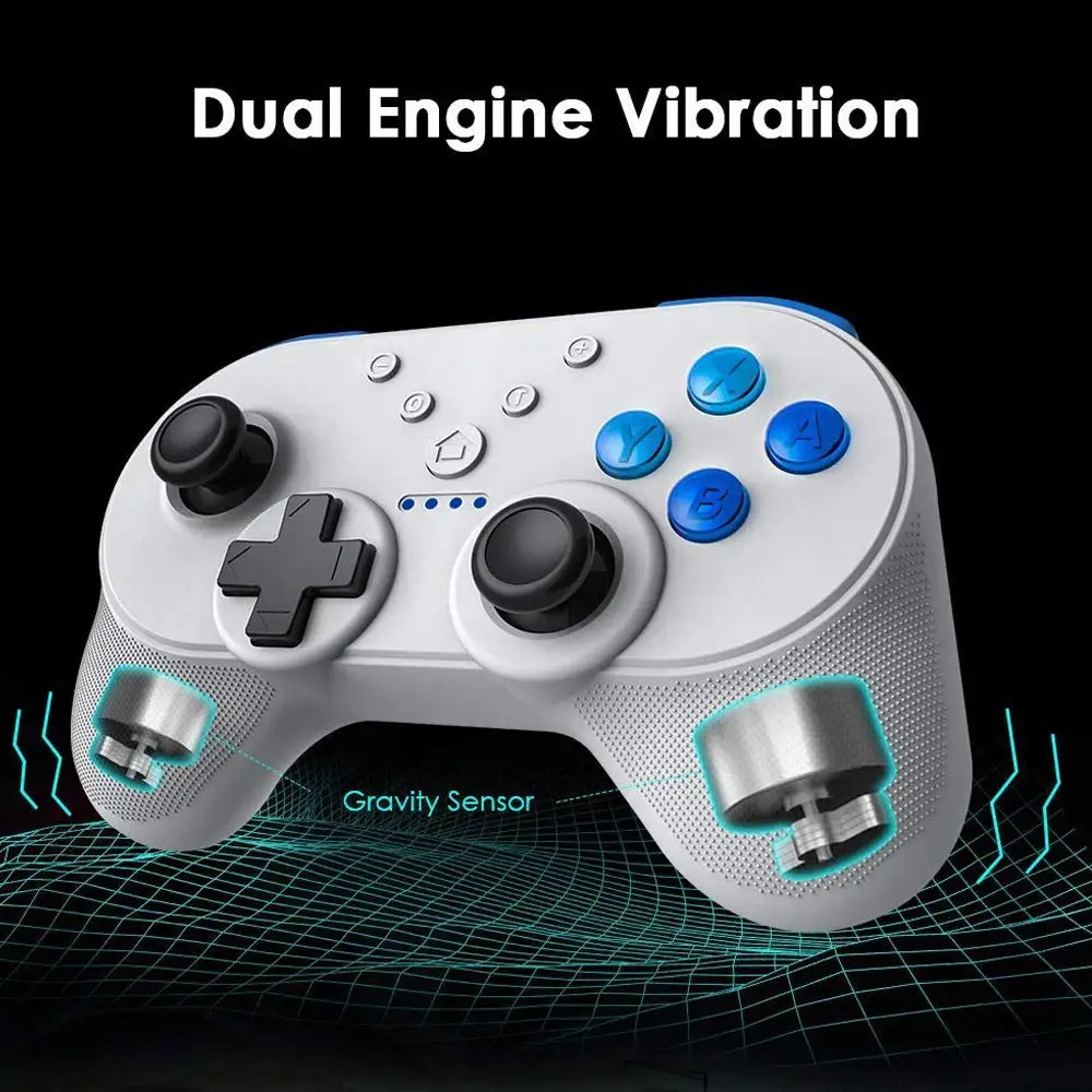 Мини беспроводной Bluetooth игровой контроллер для консольный переключатель Nintendo JYS