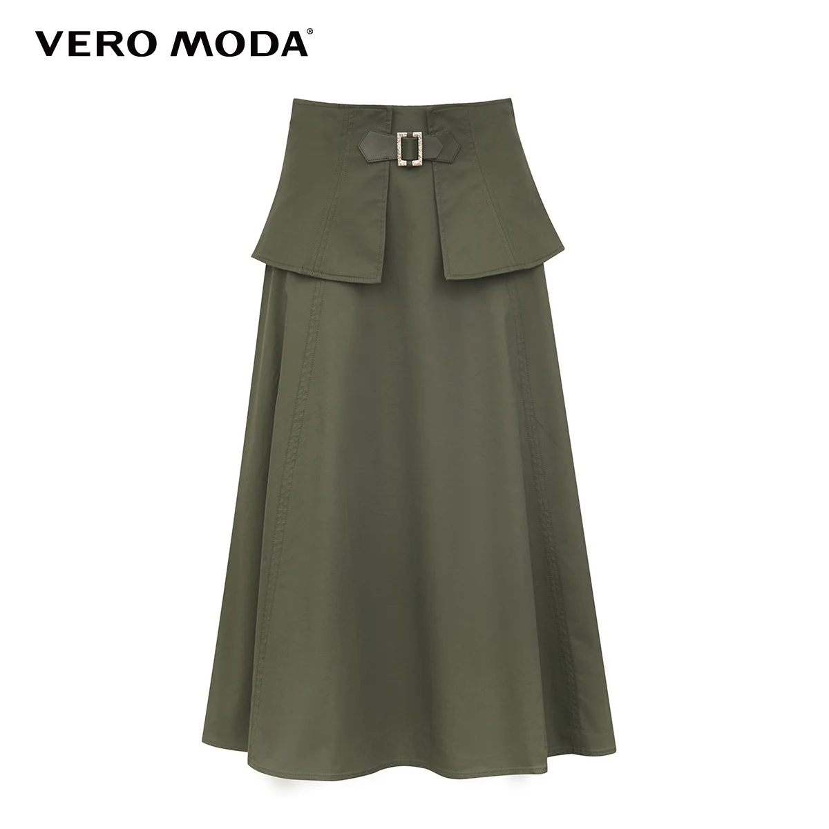 

Vero Moda Women's Wide Waistband Decorated Midi A-Line Skirt | 319316523