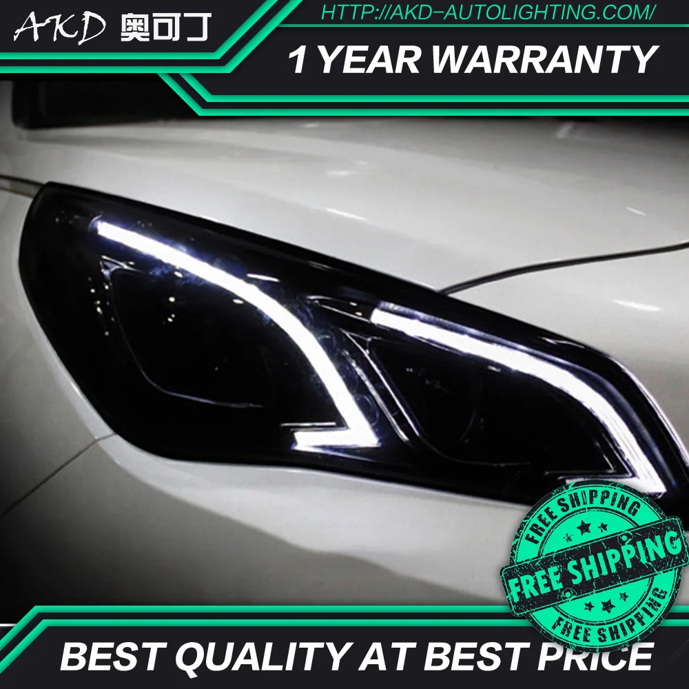 Тюнинг фар автомобиля для Hyundai Sonata 9 MK9 2015 светодиодные фары DRL ходовые огни