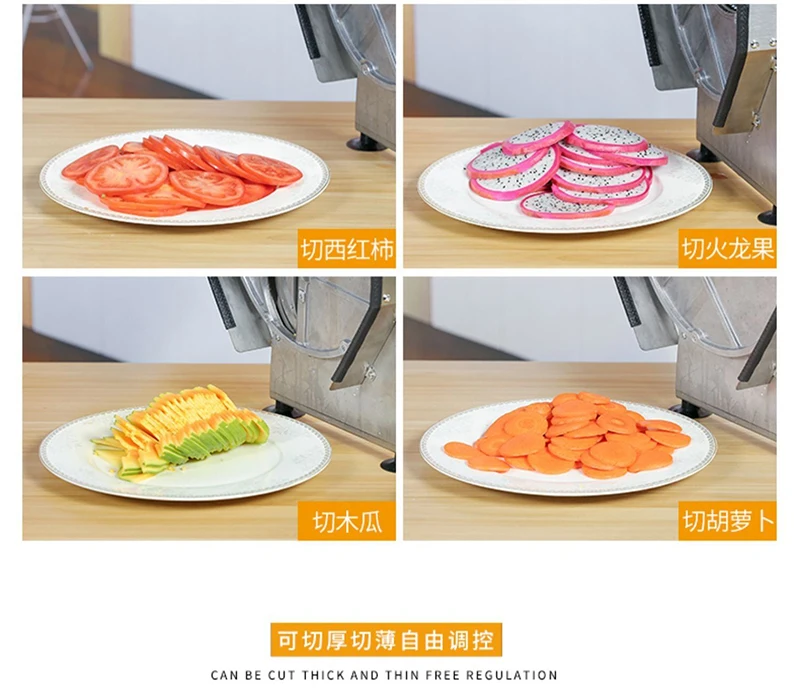 Бытовая маленькая машина для нарезки фруктов и овощей из нержавеющей стали