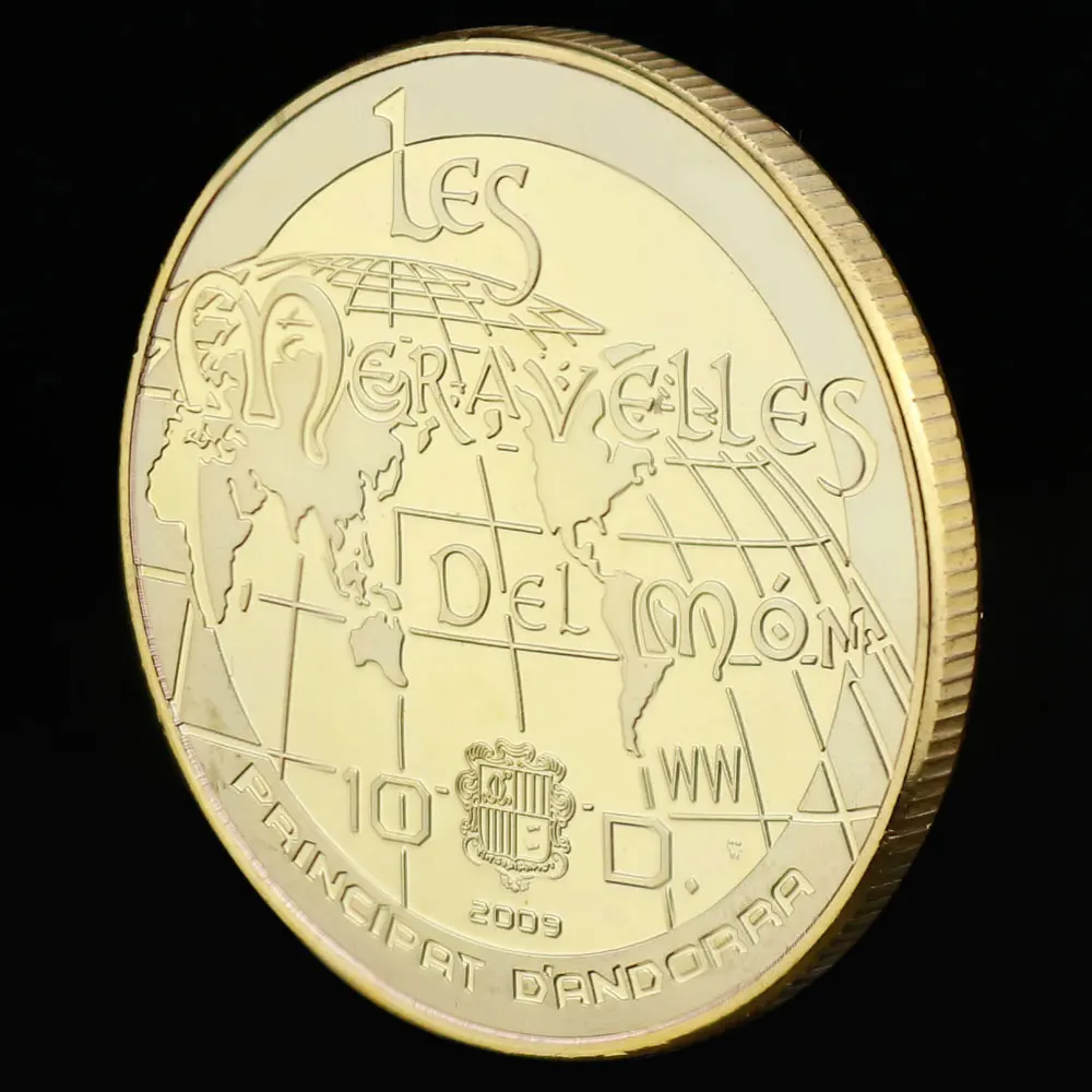 

Christ The Redeemer Brazilian Rio Jesus Commemorative Coin Cllectible Gift Cllection Art Christianity Plated Souvenir Coin