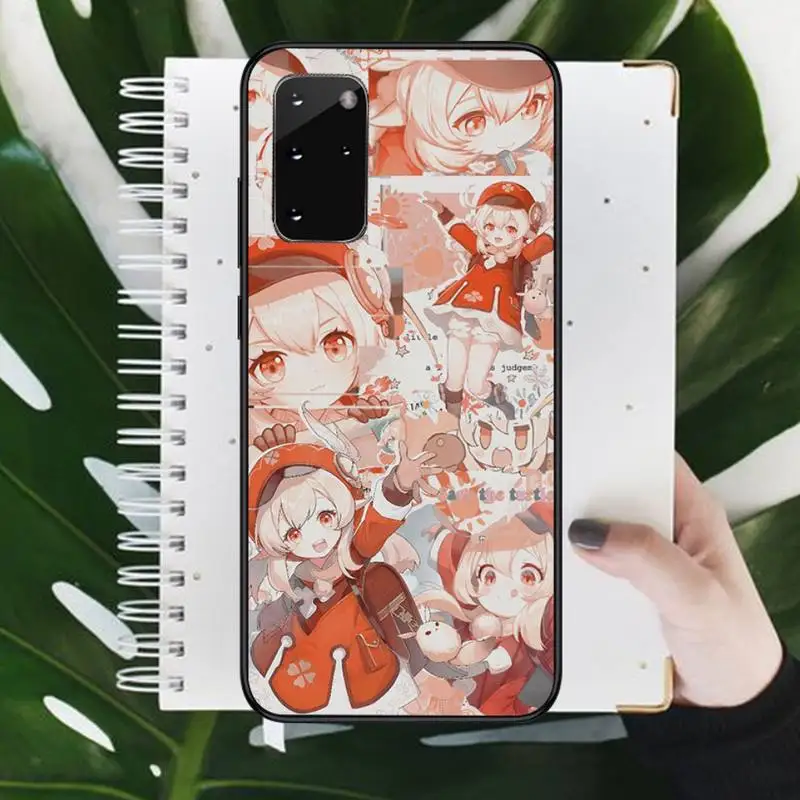 

Hot game genshin impact Phone Case For Samsung galaxy S 9 10 20 A 10 21 30 31 40 50 51 71 s note 20 j 4 2018 plus shell