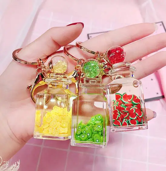 Модный брелок для ключей с фруктами арбуз лимон подвесной женщин|Брелоки| |