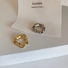 Модные металлические магнитные серьги-клипсы gselling, женские цепи, звеньевые серьги-каффы в стиле панк, Винтажные Ювелирные изделия без проколов