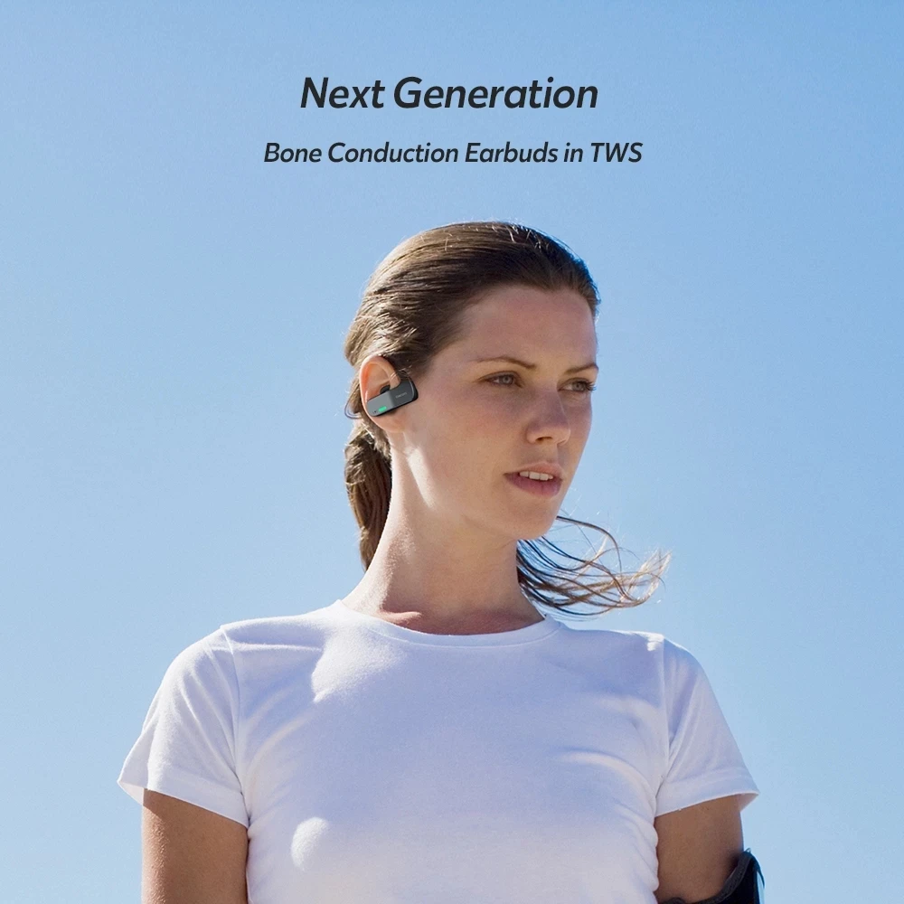 Оригинальные TWS наушники DACOM Bonebuds с костной проводимостью водонепроницаемые Ture