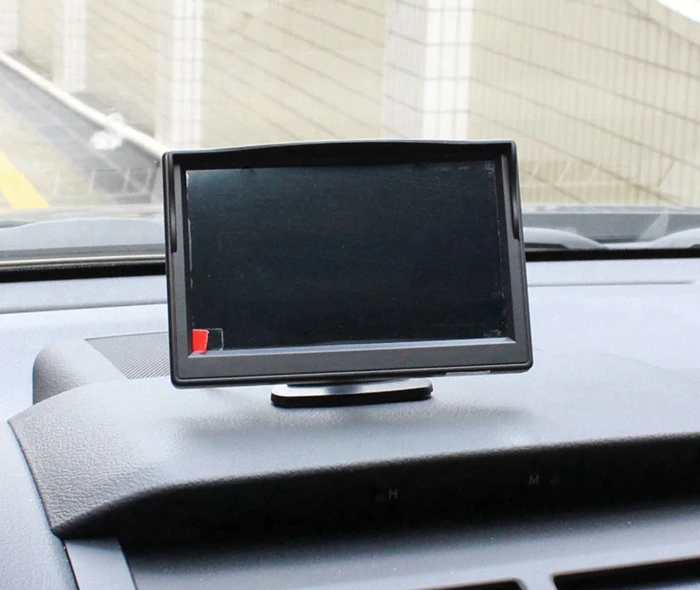 DIYSECUR " TFT ЖК-дисплей Реверсивный резервный автомобильный монитор заднего вида с присоской и кронштейном для MPV SUV лошадиного грузовика