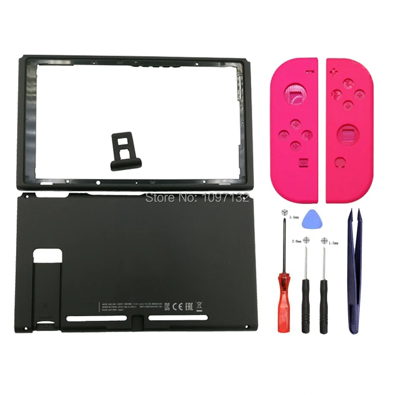 Запасная Передняя и задняя лицевая панель для Nintendo Switch NS игровая консоль Joy con