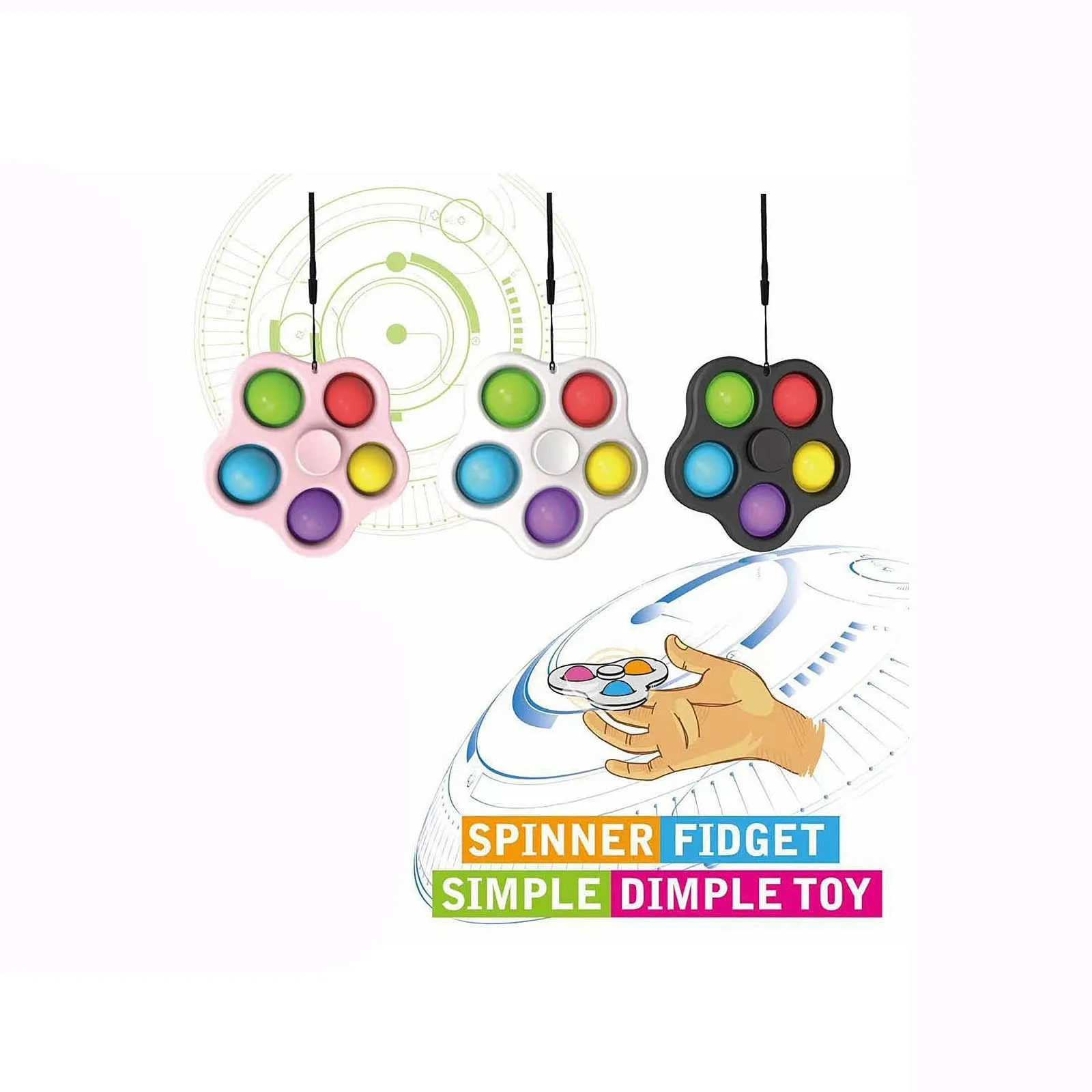 

fidget toys for adults and children to relieve stress, cute peanut-shaped keychains to improve anxiety Office toys simple dimple