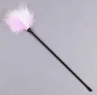 Хлыст с перьями щетка для взрослых игр Игрушки SM для пары Для женщин для взрослых, 42 см Цвета палочки Секс весло фантазия Косплэй