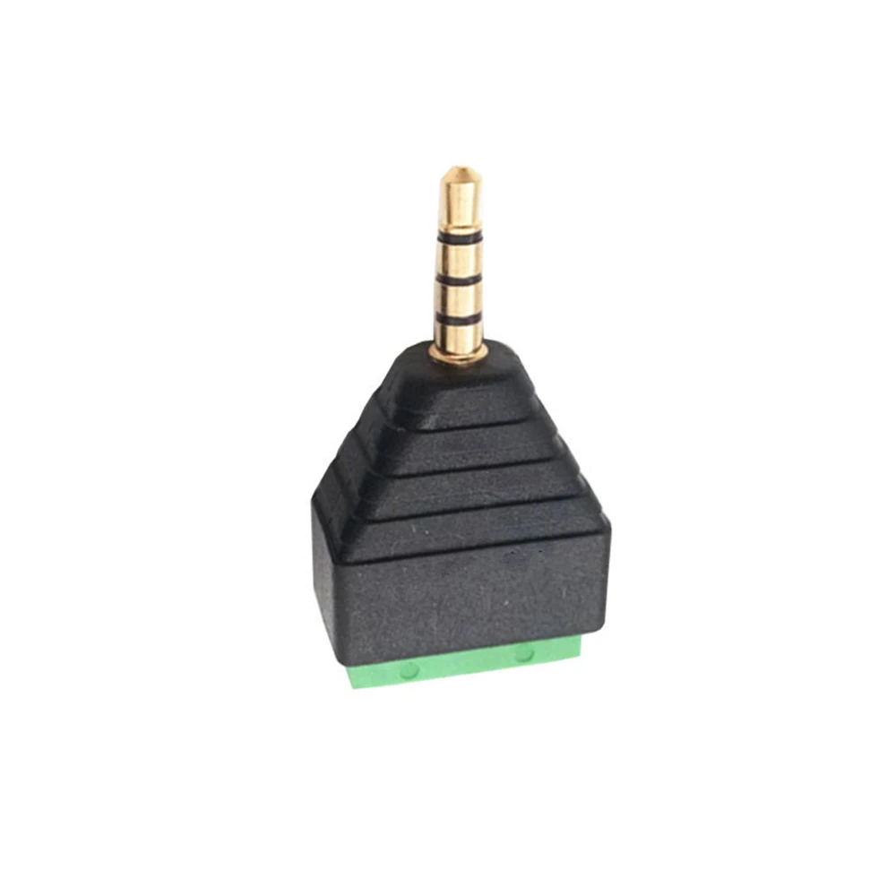 2-Pack 3.5mm 1/8&quot TRRS Male Jack to AV 4-Screw Terminal Block Balun Connector | Электроника