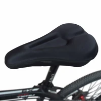 universal bicycle cushion cover seat cushion thick silicone super soft breathable saddle cover bicycle riding accessories
