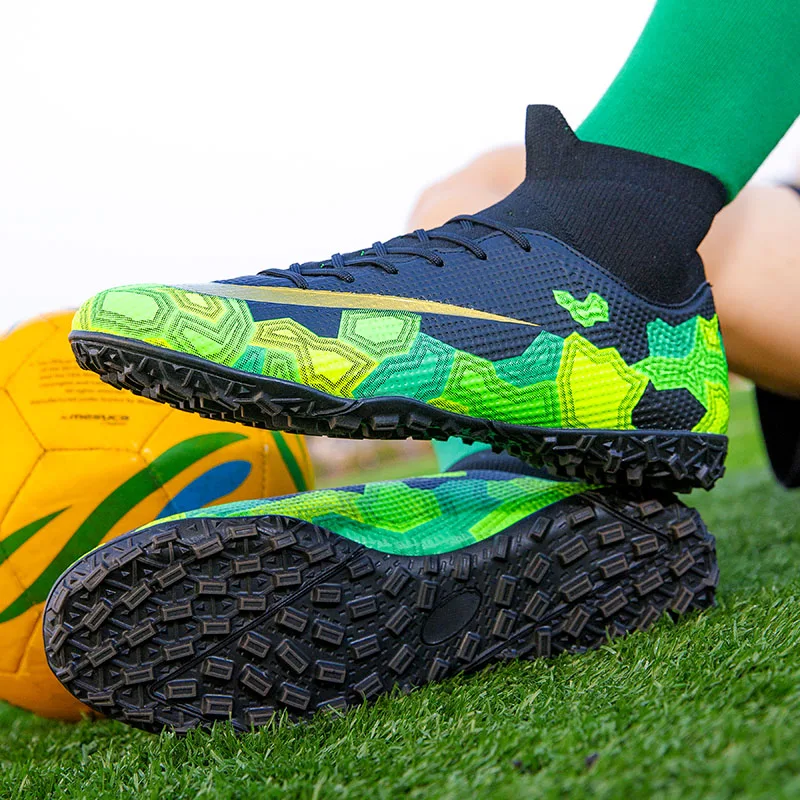 

Indoor Football Boots Men Professional Cleats Football Sneakers Male Kids Sports Trainers Athletic Shoes Training Chaussure