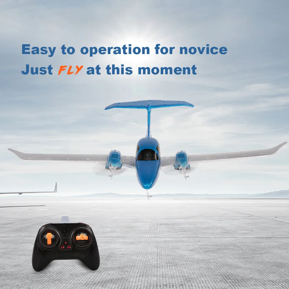 GD006 DA62 2 4G 2CH пульт дистанционного управления Алмазный RC Самолет 550 мм размах